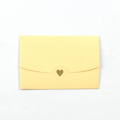 20 kom/lot Set slatkih omotnica Mali biser Mini Srce Pismo Vintage papirna omotnica za pozivnice za vjenčanje Kartica Stacionar