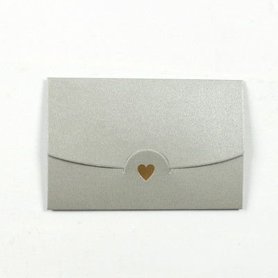 20 kom/lot Set slatkih omotnica Mali biser Mini Srce Pismo Vintage papirna omotnica za pozivnice za vjenčanje Kartica Stacionar