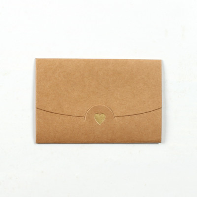20 kom/lot Set slatkih omotnica Mali biser Mini Srce Pismo Vintage papirna omotnica za pozivnice za vjenčanje Kartica Stacionar