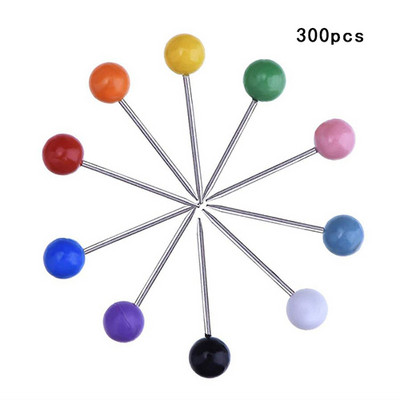 300 kom/kutija Oznake za mape u boji Crtanje Foto Zidni klinovi Plutene igle za ploče Ubodne igle Alat za slikanje Uredski školski pribor