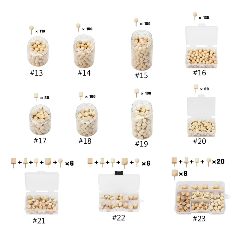 Ukrasne mape Igle za guranje Zidne klinove Drvene glave za čavle Razni oblici Čelična igla za oglasnu ploču Plutena ploča