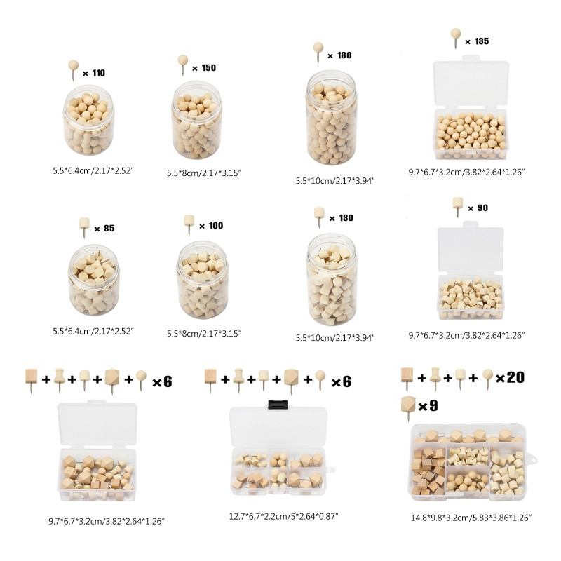 Ukrasne mape Igle za guranje Zidne klinove Drvene glave za čavle Razni oblici Čelična igla za oglasnu ploču Plutena ploča