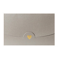 10Pcs 17*11CM Envelopes Prazan Letter Papir Bronzing Zlatno srce Lijepi set pribora za pisanje Školski pribor rukom pisan