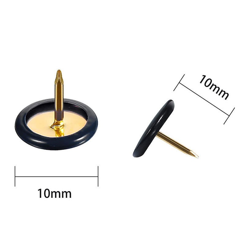 100 de bucăți din 13 culori, acoperite cu plastic, ace cu cap plat, placă de plută, articole de papetărie creative de birou