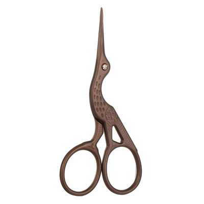 Foarfece clasice din oțel inoxidabil Macara europeană mică cusătură în cruce Macara de cusut Foarfece de croitorie Birou Acasă Tăiere artizanală