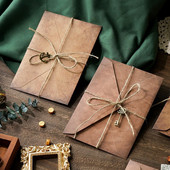 10vnt/rinkinys Vintage Envelope Kraft Laiškas Popierius Rašomojo Popieriaus rinkinys A5 Langų Vokai Vestuvių Kvietimas Vokas Dovanų Vokas