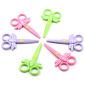 Sigurnosni plastični crtić u obliku vilin konjica dječji sigurnosni nož za rezanje papira mini ručni učenik rezanje čipke škare