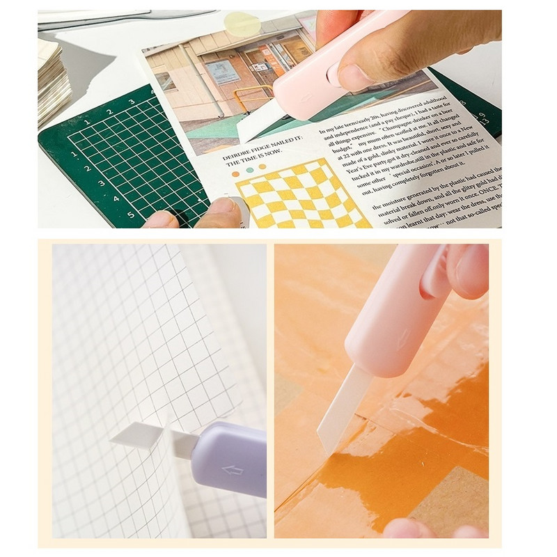 1vnt Morandi Color Utility Peilis Nešiojamas dydis Keraminis peilis saugus pjaustytuvas vyniojimo įrankiai Biuro mokyklos namų apyvokos reikmenys A7315