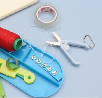 Creative Mini Foldable Scissors φορητό μπρελόκ από ανοξείδωτο ατσάλι βοηθητικό ψαλίδι για σχολικό γραφείο κοπής χαρτιού σταθερό
