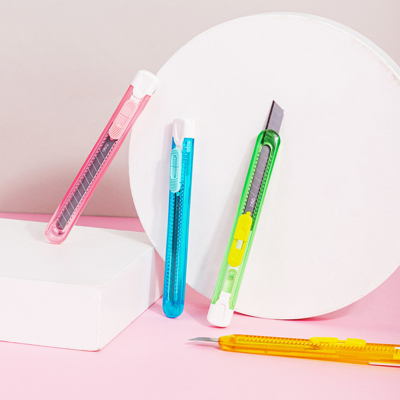 DELI Rezač papira Šareni pomoćni nož za rezanje Rezači za drvene umjetnine Otvarač za kutije Školski pribor