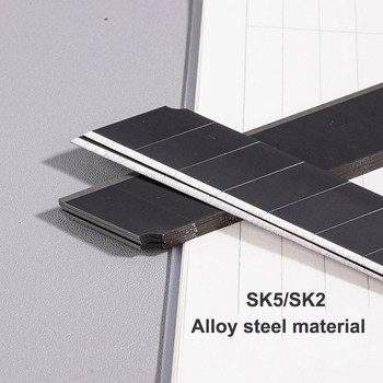Остриета за кухненски ножове 18 mm ширина SK5 остриета от легирана стомана за домашно училище Инструмент за рязане на хартиена кутия 19 mm остър ръб
