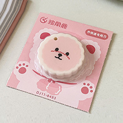 Slatki mini prijenosni pomoćni nož Rezač kutija za papir Rezanje papira Oštrica britve Uredski materijal Otvarač pisama Studentski likovni pribor