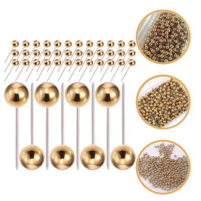 Push Head Map Tacks Палец Шиене Декоративна кръгла маркировка Стенна игла Права перлена дъска Цветни мъниста Флаг Перлени знамена