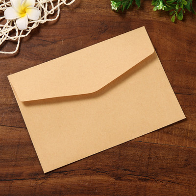(10 bucăți/lot) 12*17 cm, negru, alb, kraft, culoare solidă, plic gol, felicitare, plicuri pentru cărți poștale