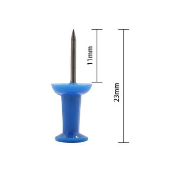 35 бр./кутия Многоцветни пластмасови щифтове за натискане Разнообразни изработващи щифтове за подвързване Коркова дъска Безопасност Офис Училищни канцеларски материали