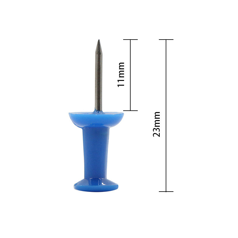 35 kom/kutija Raznobojne plastične igle za guranje Raznorazne kopče za uvez Plutena ploča Sigurnosni uredski školski pribor