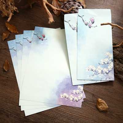 6 komada starinskih omotnica s blokovima za pisma Razglednica Pozivnica za vjenčanje Kartica Pismo Papirnati omot Uredski pribor