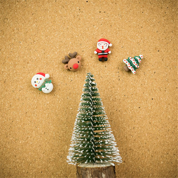 8 τμχ Creative Christmas Thumbtack Mini Pin Thumb Tack Cork Πίνακας μηνυμάτων Pushpin κουμπιά επιστολόχαρτου Καρφίτσες Σχολικές προμήθειες