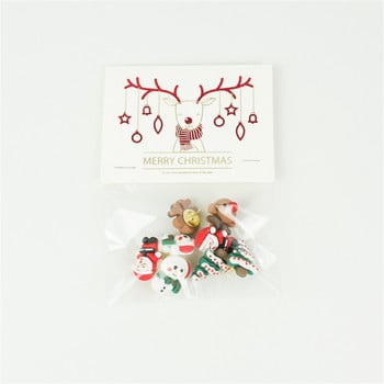 8 τμχ Creative Christmas Thumbtack Mini Pin Thumb Tack Cork Πίνακας μηνυμάτων Pushpin κουμπιά επιστολόχαρτου Καρφίτσες Σχολικές προμήθειες