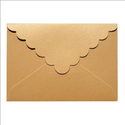 10 kom. Kuverta za prozorčić za poklon Pismo Valoviti biserni trokut Pozivnice za vjenčanje Stacionarni poklon za ceremoniju zabave 11*16 cm