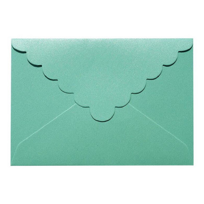 10 kom. Kuverta za prozorčić za poklon Pismo Valoviti biserni trokut Pozivnice za vjenčanje Stacionarni poklon za ceremoniju zabave 11*16 cm