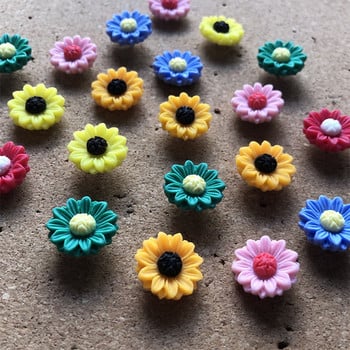 Sun Flower Shape Thumbtack Pins Push Thumb Tacks Πίνακας ανακοινώσεων Πίνακας φελλού Χαρτί φωτογραφιών Καρφάκια τοίχου Καρφίτσες ζαχαροπλαστικής προμήθειες γραφείου