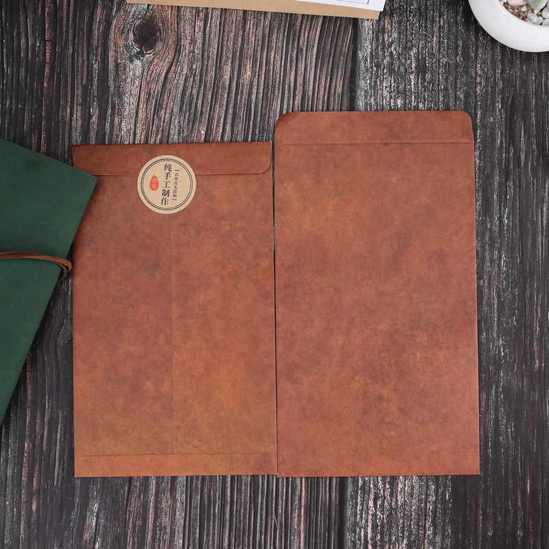 10 buc. Husă plic vintage Kraft pentru invitație de nuntă, pungă, carte poștală, salarii, plic decorativ, rechizite școlare de birou