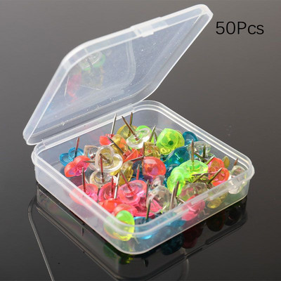 50/100db Szív alakú műanyag minőségi parafa tábla biztonsági színes nyomógombos tűk Irodai kellékek iskolai kellékek