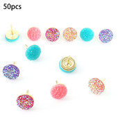 Office Thumbtacks Push Pins Fotografije karata u boji Drvena ploča s pribadačama Pluto Office&Scho