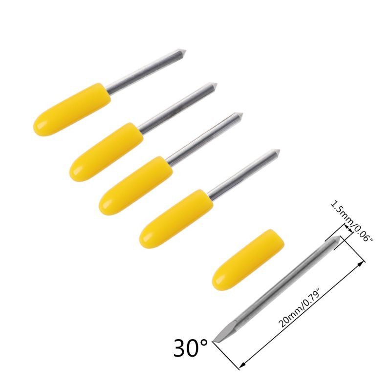 5gab 30 45 60 grādu asmeņu griešanas ploteris priekš Mimaki vinila griezēja asmens Jauns