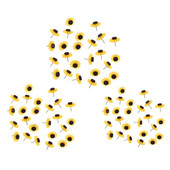 H05A 20 τμχ Thumbtack Διακοσμητικές ατσάλινες καρφίτσες ώθησης για χάρτες Εμφάνιση εγγράφων Φωτογραφία