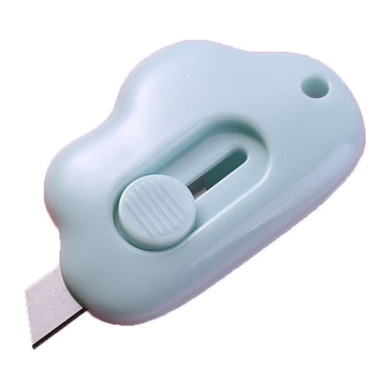 1 komad Lytwtw's Kawaii Mini Pocket Cloud Kutija za pomoćne noževe Kutija za noževe Rezač papira Craft Wrapping Punjiva oštrica