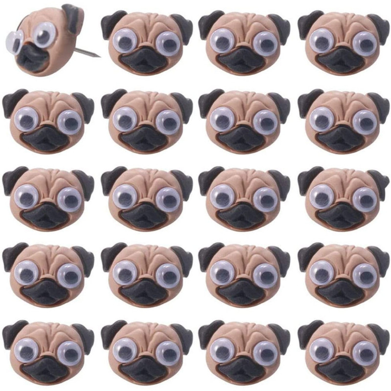 2022 Ace de împingere creative de 20X Ace decorative pentru desen pentru panou de buletin Harta Tabla de plută Ace în formă de animal