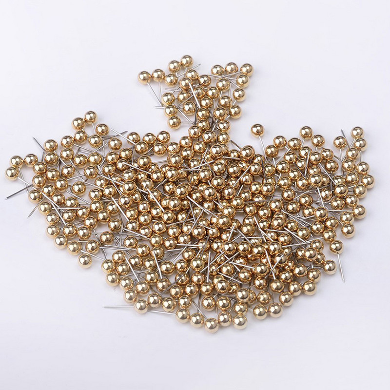 400 de bucăți de perete chinsele decorative accesorii de cusut ace din satin fin ace pentru panou