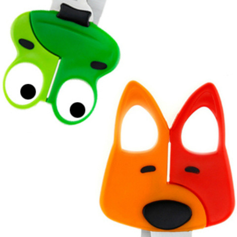 Slatke škare Životinje iz crtanih filmova Sigurnost Dječji vrtić Djeca Ručno izrađeni DIY alat za rezanje papira Studentski pribor Uredske male škare