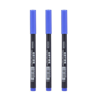 3 spalvų 0,5 mm sauso trynimo žymekliai Nutrinami baltos lentos žymekliai Rašiklis Biuras Mokyklinis baltos lentos meno žymeklis Kanceliarinės prekės Itin smulkus galiukas