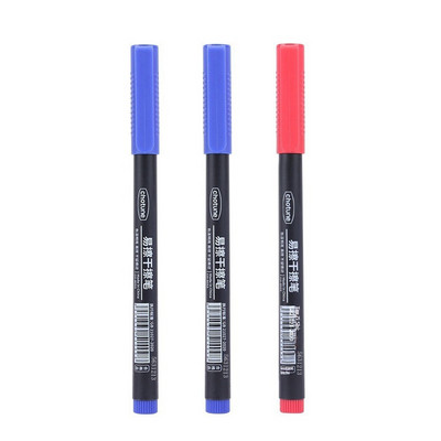 3 spalvų 0,5 mm sauso trynimo žymekliai Nutrinami baltos lentos žymekliai Rašiklis Biuras Mokyklinis baltos lentos meno žymeklis Kanceliarinės prekės Itin smulkus galiukas