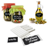 Haile 3/5/8 vnt. / rinkinys baltas rašiklis Skystas kreidos rašiklio žymeklis etiketėms Virtuvės stiklas langai elektroninis lentos lango kreidos žymeklis