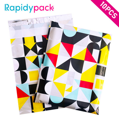 10PCS 10x13'' Printed Poly Mailer 26x33cm Prilagođeni poklon paket Kuverte za dostavu sa samopečatom Kurirske torbe za pohranu Poštanska torba