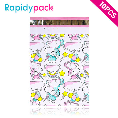 10PCS 10x13'' Printed Poly Mailer 26x33cm Prilagođeni poklon paket Kuverte za dostavu sa samopečatom Kurirske torbe za pohranu Poštanska torba