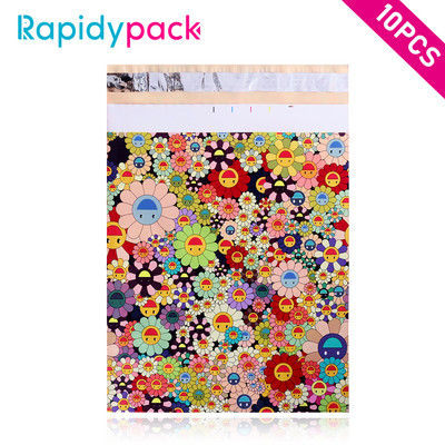 10PCS 10x13'' Printed Poly Mailer 26x33cm Prilagođeni poklon paket Kuverte za dostavu sa samopečatom Kurirske torbe za pohranu Poštanska torba