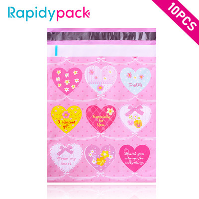 10PCS 10x13'' Printed Poly Mailer 26x33cm Prilagođeni poklon paket Kuverte za dostavu sa samopečatom Kurirske torbe za pohranu Poštanska torba