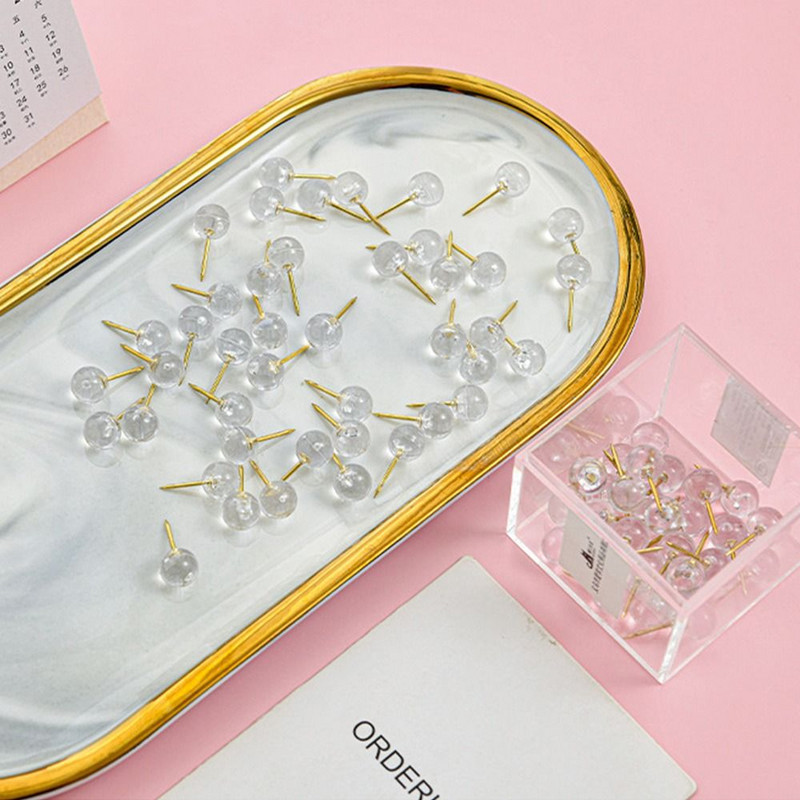 Prozirna kugla Uredski uvez Priključak Kuglica za crtanje Pribadače za fotografije Zidne klinove Pričvrsna igla Foto Zidni čavao