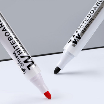 4 цвята изтриваем маркер за бяла дъска 2,0 mm мастило с височина на писеца Черно сухо изтриване Бяла дъска Учебна писалка Училищни офис консумативи