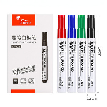 Μαρκαδόρος λευκού πίνακα 4 χρωμάτων 2,0 mm Nib Hight Capacity Ink Black Dry Ease White Board Teaching Pen School Αναλώσιμα γραφείου