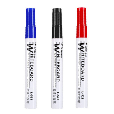 4 spalvų trinamas baltos lentos žymeklis 2,0 mm antgalio aukščio talpos rašalas Juodas sausas trynimas balta lenta Mokymo rašiklis Mokykliniai biuro reikmenys