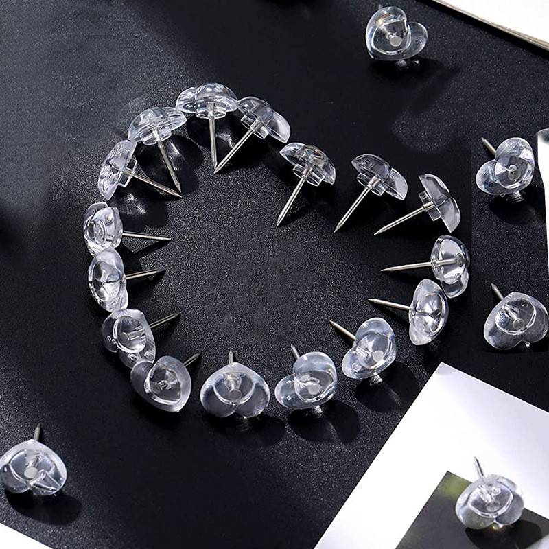 Prekogranična prozirna ljubavna karta Značka Novi proizvod Značka breskve Srce u obliku slova I Gumb za slikanje noktiju Drveni zidni gumb