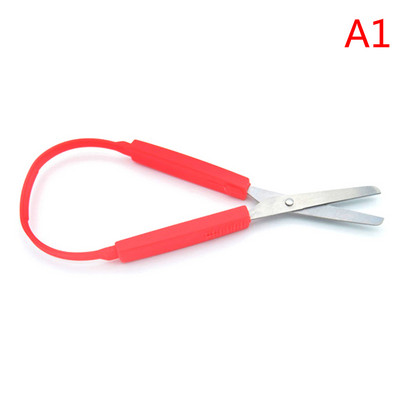 Üliõpilastele mõeldud mini-roostevabast terasest aaskäärid, värvilised käepidemed. Ise tehke kunst käsitöö paberi lõikamine kirjatarbed kooli kodukontori tööriist