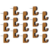 20 kom. Drvena kuka kopča za palčeve Pribor za karte Zidni radni stol Praktične hvataljke za palčeve Višenamjenski ženski uredski dekor