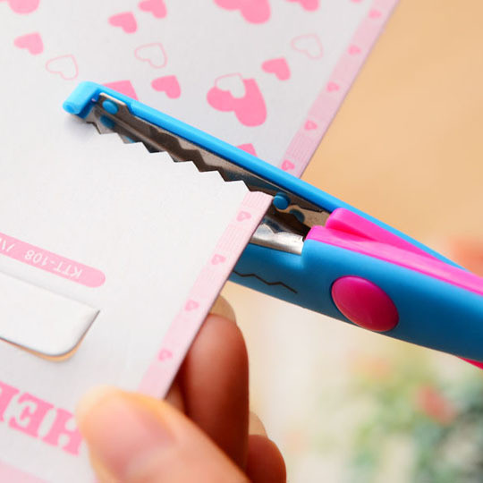 Mežģīņu Šķēres Viļņots Raksts Albums Papīrs Foto rīki Dienasgrāmata Apdares Drošības Šķēres 6 Stili Atlase Kancelejas Šķēres